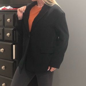 Black oversized blazer